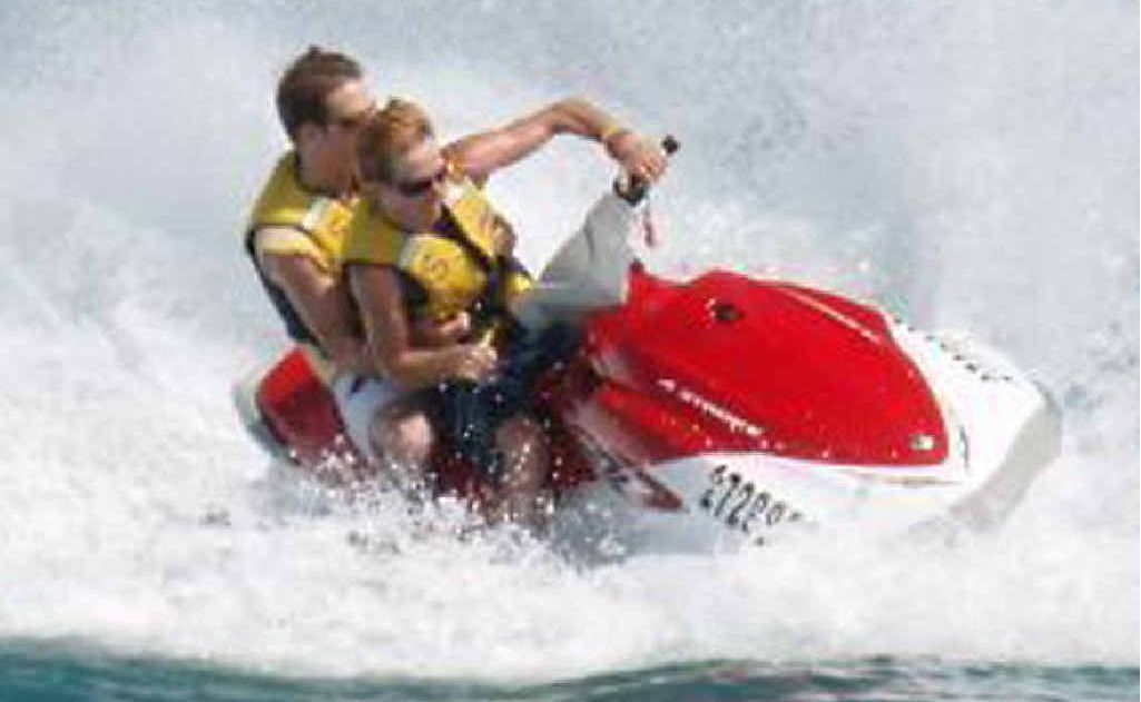 Jetskis are on their way to the Bay. Jetskis are on their way to the Bay.